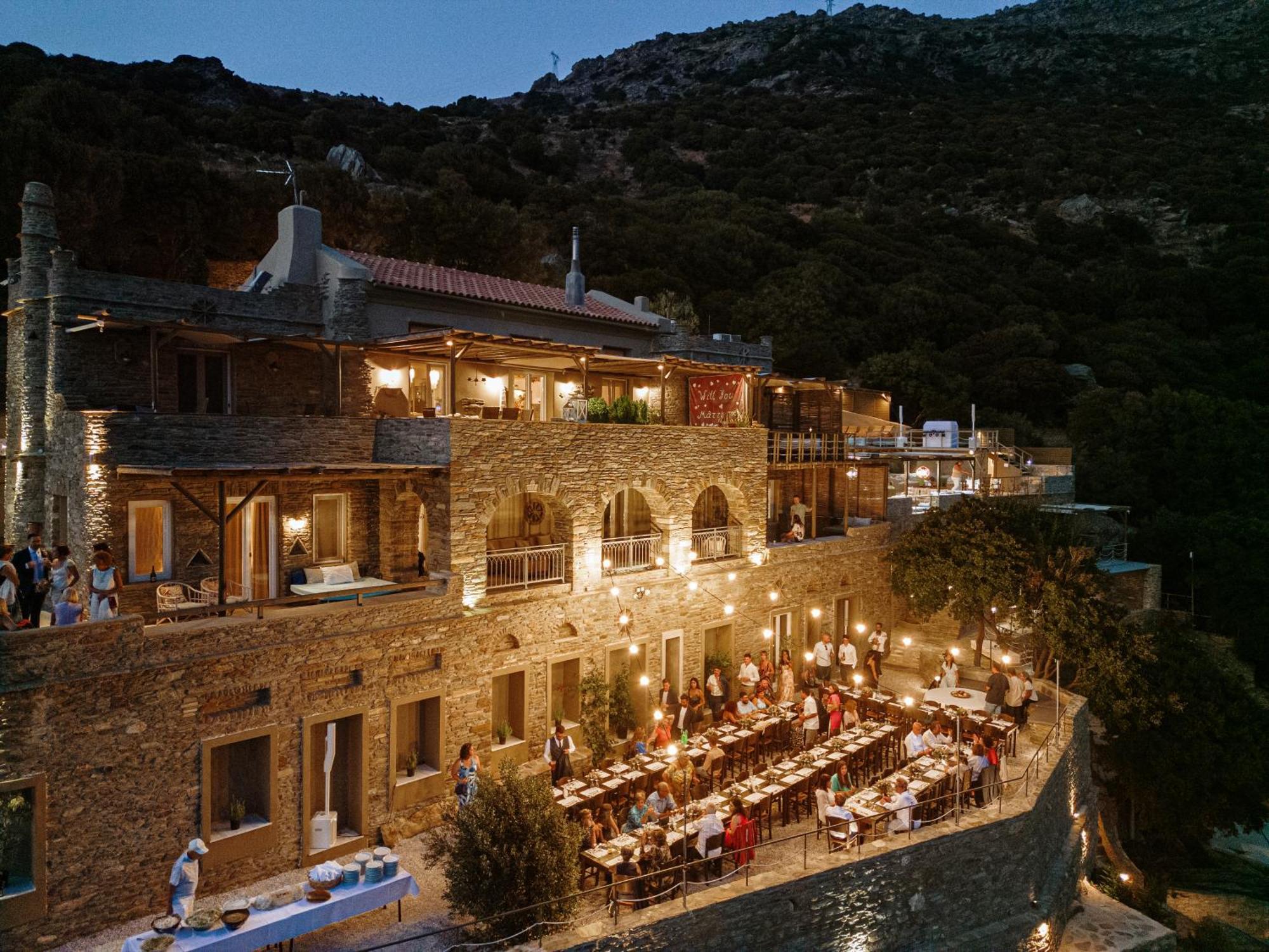 Aegean Castle Andros - Adults Only Aparthotel Agia Eleousa Exterior photo