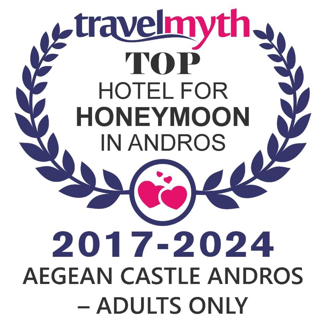 Aegean Castle Andros - Adults Only Aparthotel Agia Eleousa Exterior photo