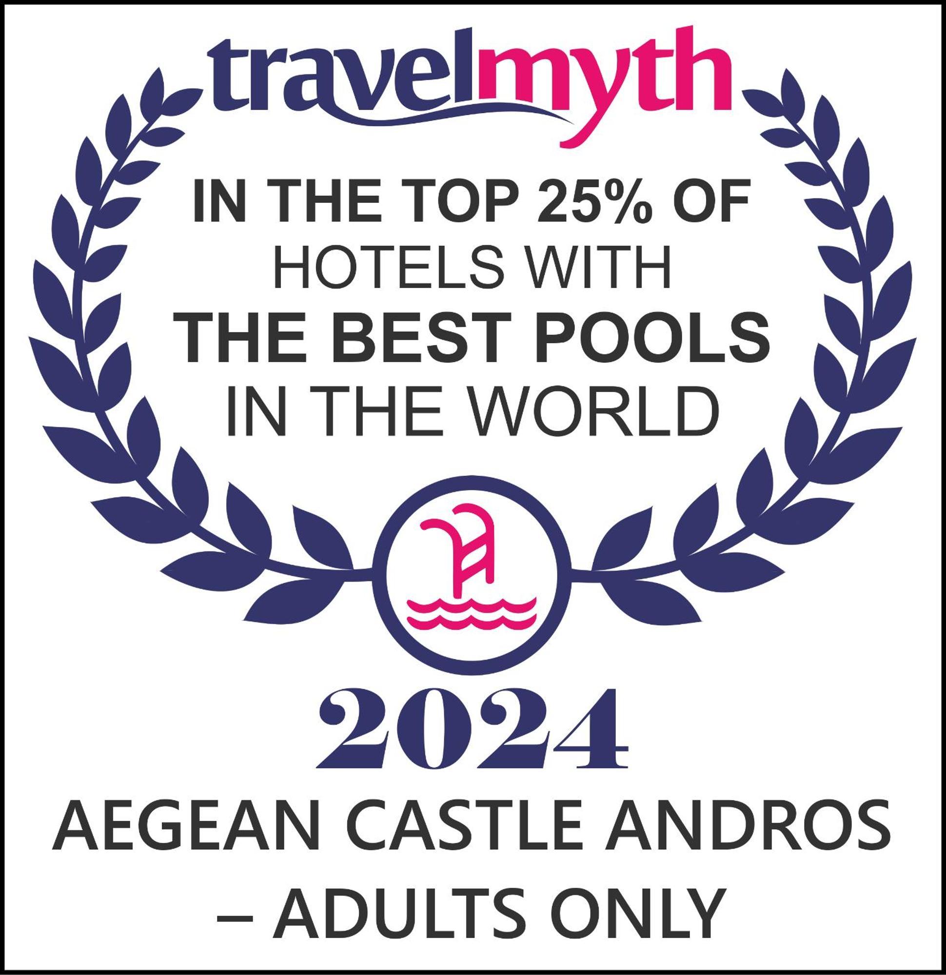 Aegean Castle Andros - Adults Only Aparthotel Agia Eleousa Exterior photo